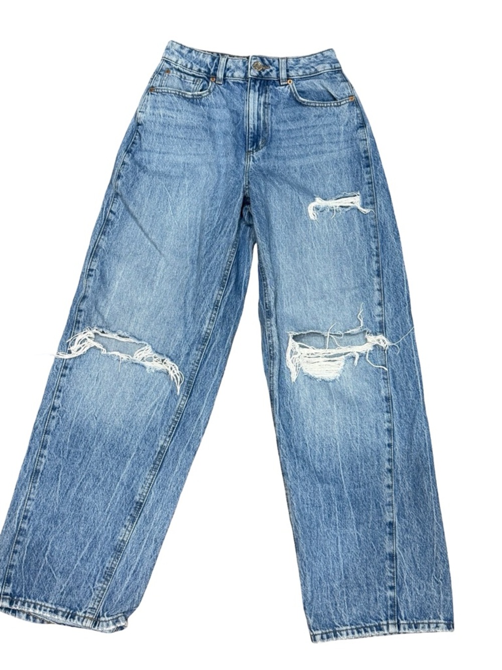 👖Garage Baggy Distressed Blue Jeans Size 25